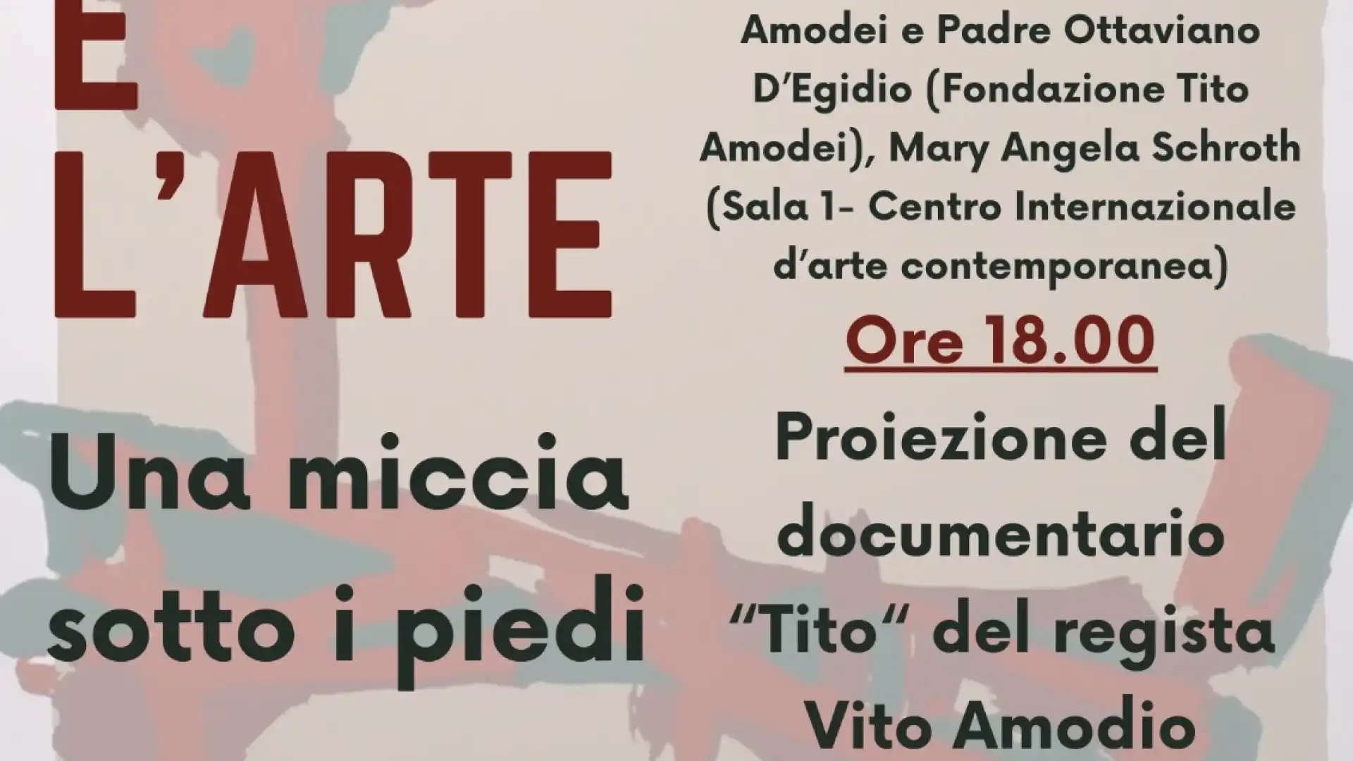 Colli a Volturno: sabato 22 giugno il Cisav ricorda l'artista padre Tito Amodei.